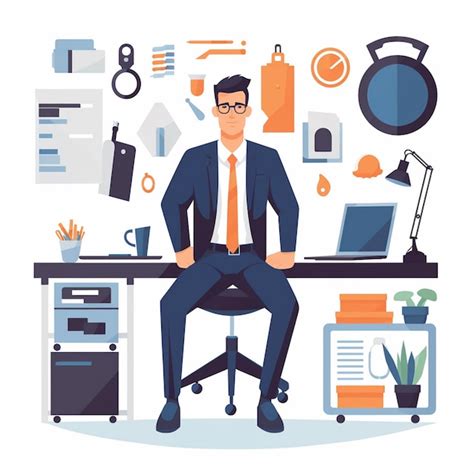 Vector professional icon business illustration line symbol people ...