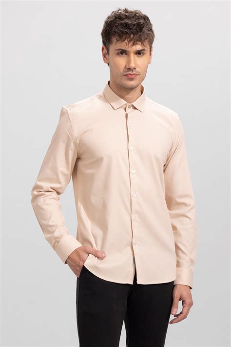 Buy Men's Formy Beige Shirt Online | SNITCH