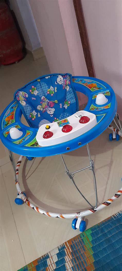 Buy Maanit Baby Round Walker with Double Horn for Kids Above 9 Months ...