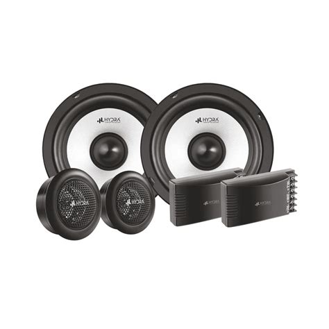 Hydra 6.5 Inch 2-Way Component Car Speaker System, Hi-Res Audio Compat ...