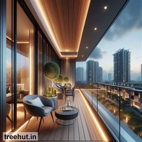 Modern Elegance Balcony Design Ideas