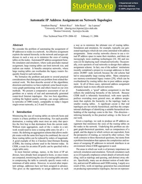 Image result for Network IP Assignment