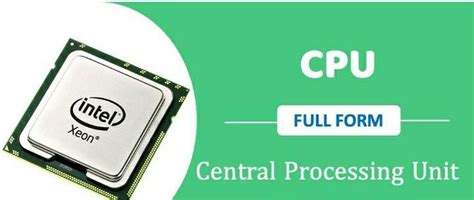 what is full form of CPU?? - Brainly.in