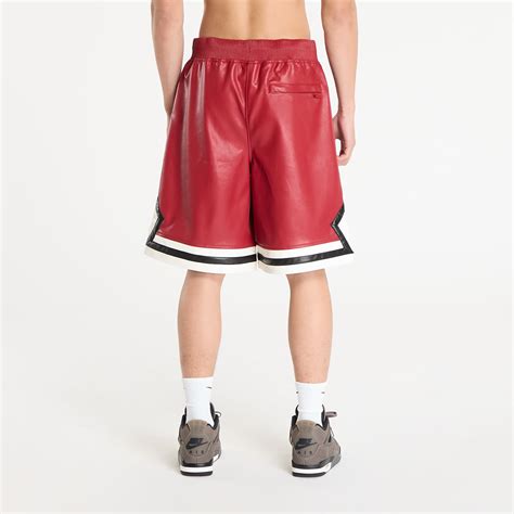 Shorts Air Jordan Men's Faux Leather Shorts Wings Jrdn Red/ Sail ...