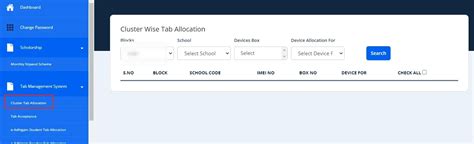 how to allocate tabs to cluster schools on avsar portal |AVSAR PORTAL ...