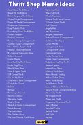 Image result for Thrift Store Names