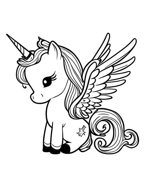 Easy Unicorn Coloring Pages Printable: Unleash Your Inner Artist