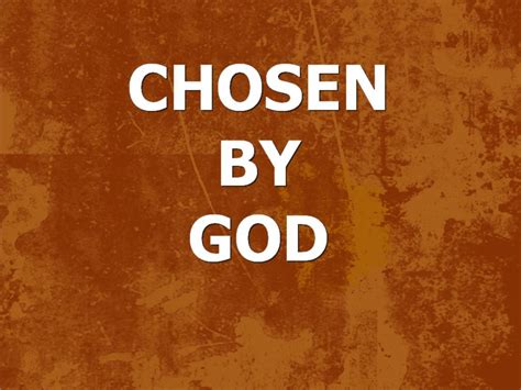 Image result for gods chosen few