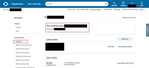 Image result for Sam's Club My Account