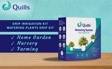 Quills Drip Irrigation Kit | Watering plants Drip Kit for Home Garden ...