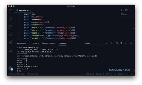 Current Version of Python 的图像结果
