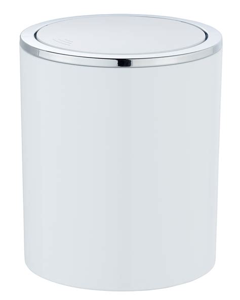 WENKO Portarifiuti con coperchio basculante Inca bianco 2 ltr ...