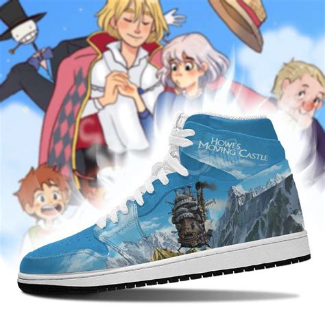 Howl's Moving Castle Shoes Custom JD Sneakers - Ghibli Merch Store ...