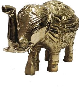 Bhartiya Kalakaari Ethnic Indian Handcrafted Elephant Brass of ...