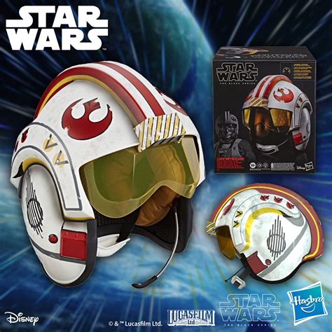 Luke Skywalker X Wing Helmet - Black Series X Wing Helmet - X Wing ...
