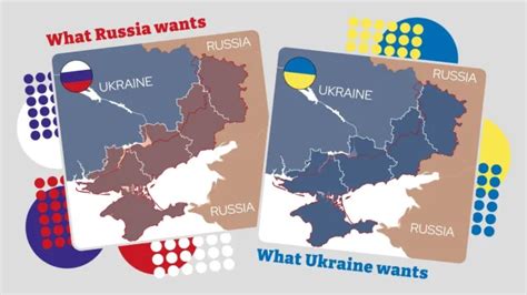 How the Ukraine war could end – in four maps