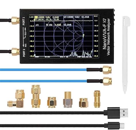 NanoVNA-F V2 4.3Inch Vector Network Analyzer 50KHz-3GHz with 5000mAh ...
