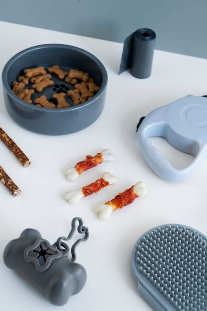 Gros plan sur les accessoires pour chiens | Photo Gratuite