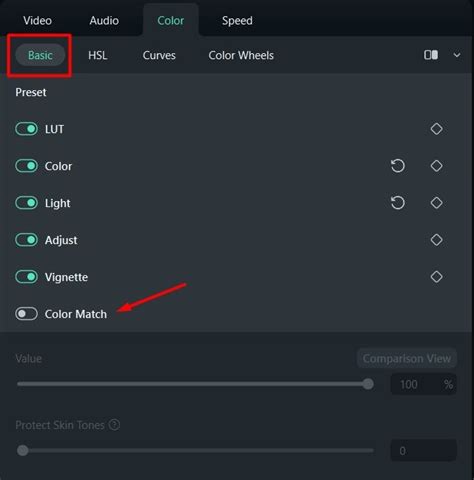 Color Grading Filmora 的图像结果