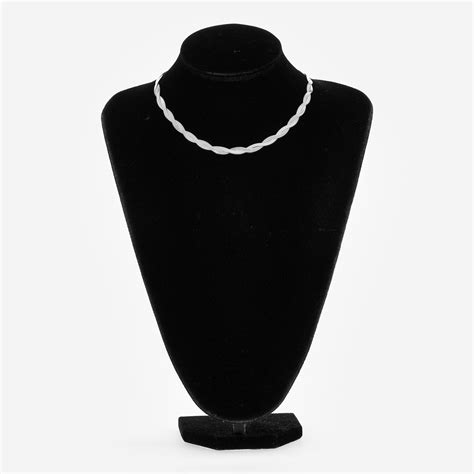Silver Tone Twisted Snake Chain Necklace - TK Maxx UK
