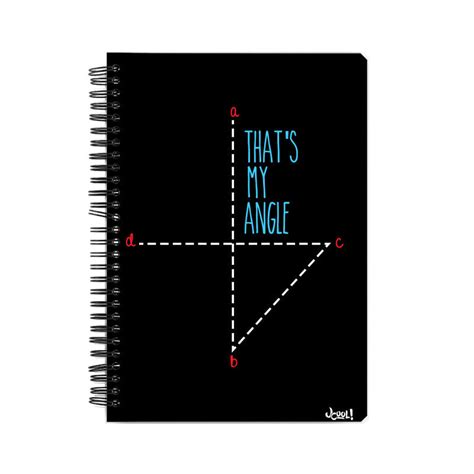 My Angle - Notebook (Black) – JCool