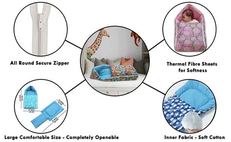 Kradyl Kroft Baby Sleeping Bag | Baby Receiving Carrier with Full ...