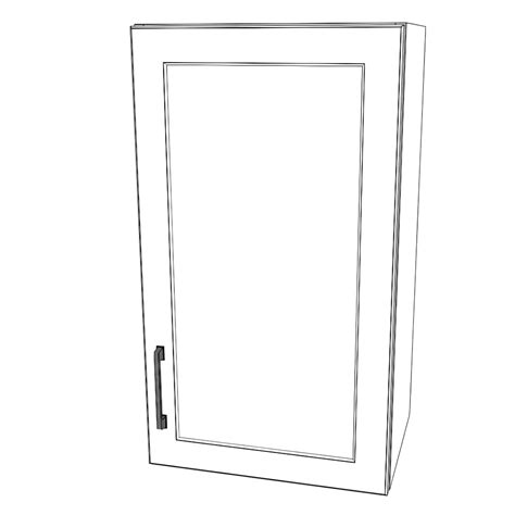 17" Wide x 30" High Wall Cabinet - Painted Doors — RTI CABINETS