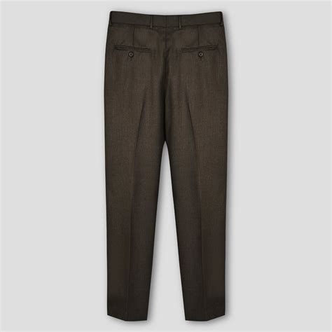 Classic Dual Tone Trousers - Dark Brown – B Clothing