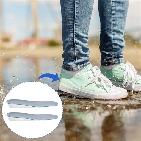 Buy 3 Pairs Height Increase Insoles 1.5cm/2.5cm/3.5cm Elevated Shoe ...