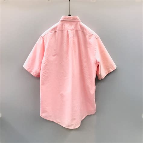 90年代 ラルフローレン Ralph Lauren oxford SHIRTS 半袖 コットンオックスフォードシャツ ボタンダウン ワン ...