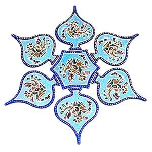 Buy MUREN® Floor Rangoli Stickers Waterproof Reusable Handcrafted ...