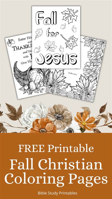 Fall coloring pages christian – Artofit