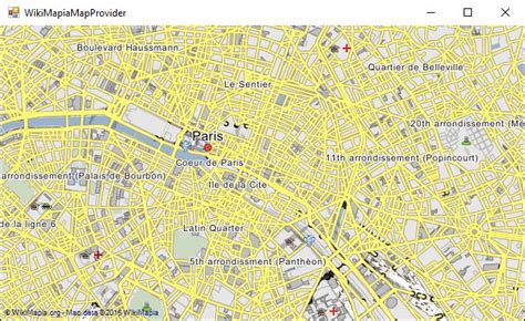 Gmap C# Example 的图像结果