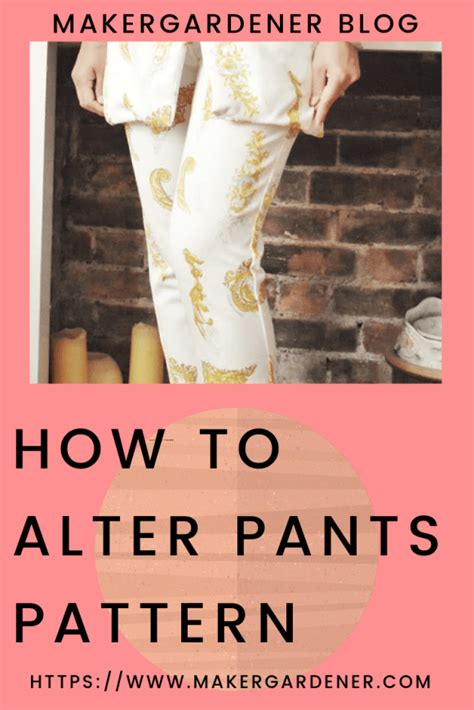 How to Alter Pants Pattern 的图像结果