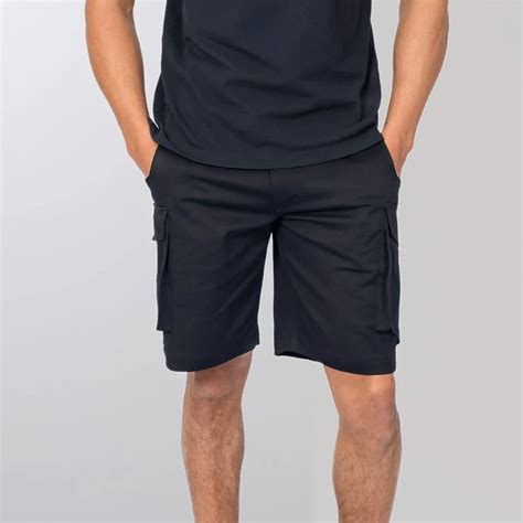 Lightweight Unisex Cargo Short in French Navy
