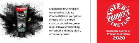 Colgate Charcoal Clean Oral Care Toothpaste, Bamboo Charcoal and Mint ...