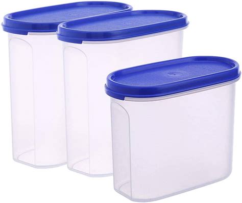 ROSMERTA Modular Airtight Kitchen Storage Container Set 2000ml x 2 ...