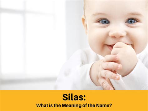 What is the Meaning of the Name Silas?