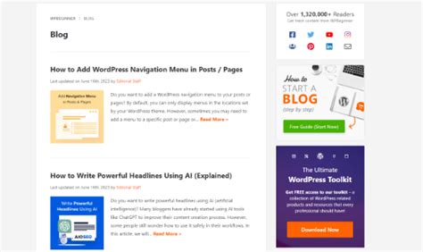 Image result for WordPress Page Listing Blog Posts