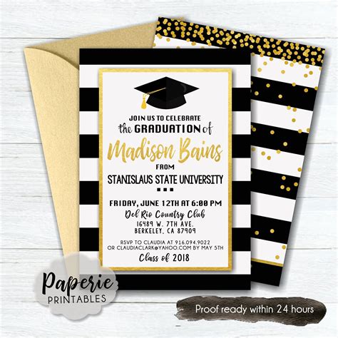 Graduation Ceremony Invitations