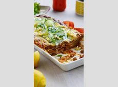 Sund lasagne opskrift med lammekød og salat (With images  