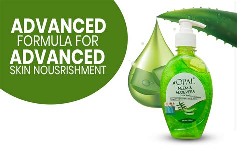 OPAL Neem & Aloe Vera Face Wash For Deep Cleansing, Anti-Pollution ...