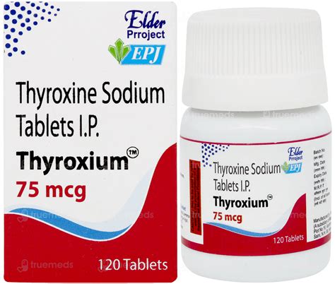 Thyroxium 75mcg Tablet 120: Uses, Side Effects, Price & Substitutes