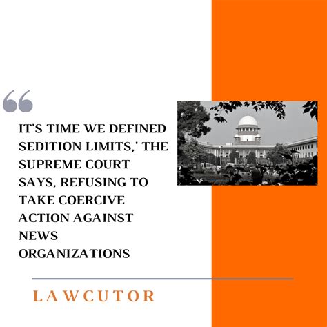 ‘It’s Time We Defined Sedition Limits,’ the Supreme Court Says ...
