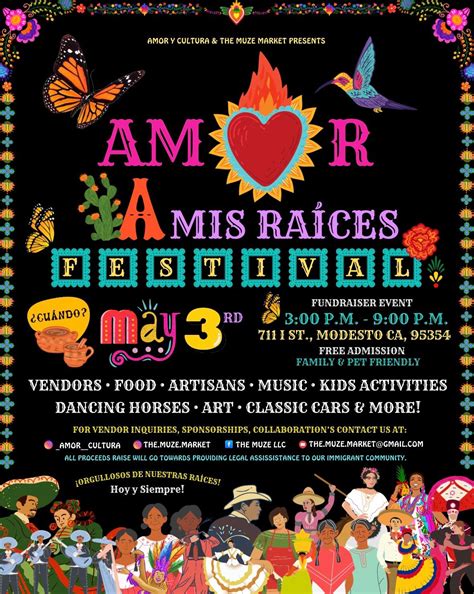 Amor A Mis Raíces Festival - Saturday, May 3rd, 711 I St., Modesto, CA ...