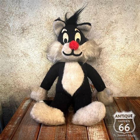 70s LOONEY TUNES ルーニー・テューンズ シルベスター Mighty Star ぬいぐるみ USA Vintage【P-029 ...