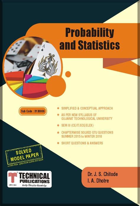 Image result for Probability and Statistics Book
