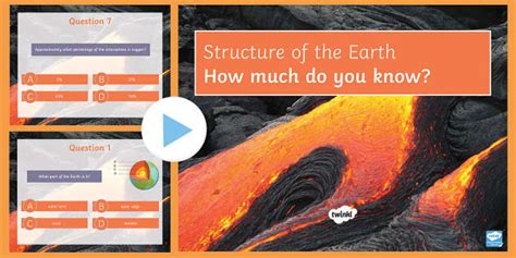 Earth Structure PowerPoint Quiz | Geography Resources