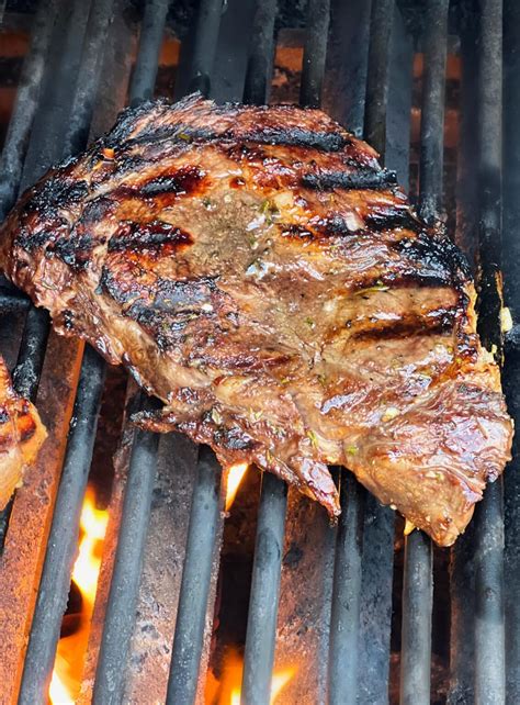 Honey Bourbon Marinated Rib Eye Steak