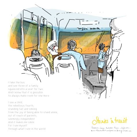 A passenger pays a tribute to Chennai’s humble public bus with lively ...